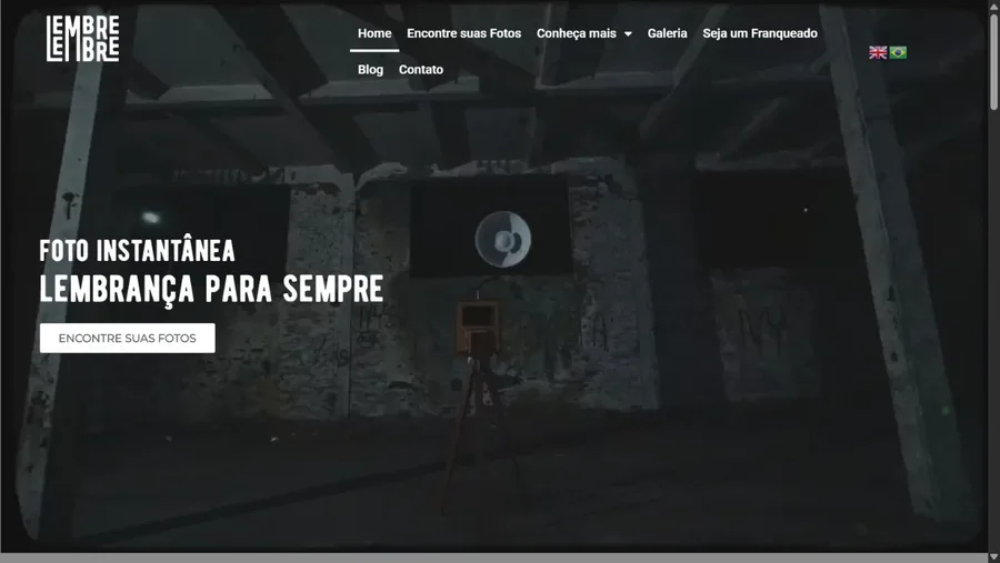 Captura real do site Lembre-Lembre
